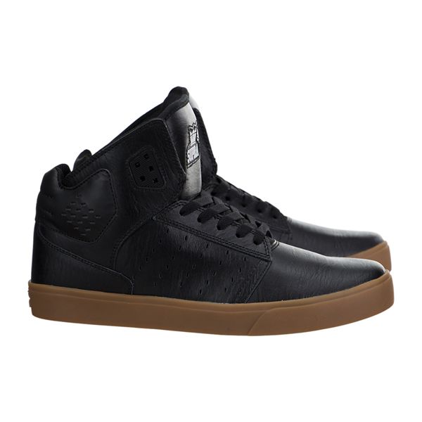 Supra Atom Skate Shoes Mens - Black | UK 60G6E46